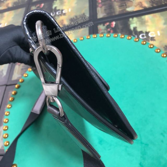 Gucci包 古馳男包 575837克皮 進口牛皮 Gucci男腰包 Gucci男挎包  gudj1310